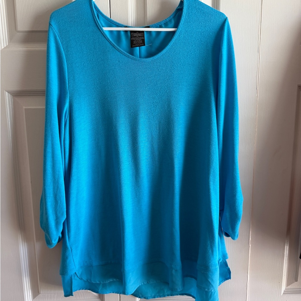 Grace Elements Vibrant Blue Women's Blouse